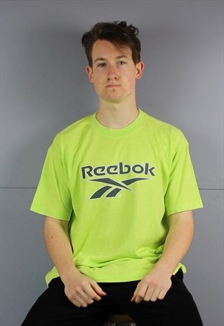 lime green reebok shirt