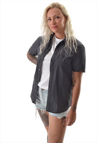 VINTAGE PATTERN SHIRT GSS1385
