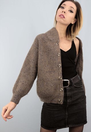 VINTAGE 80S 90S KNIT CARDIGAN