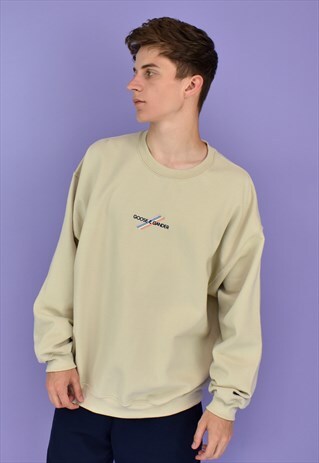 G&G UNISEX SAND PASTEL MULTI LINES SWEAT