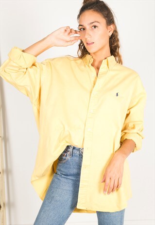 VINTAGE 80S POLO RALPH LAUREN SHIRT / R4110C300