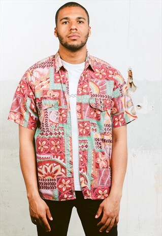 VINTAGE ABSTRACT PATTERN SHIRT