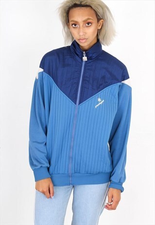 VINTAGE BLUE BOMBER JACKET