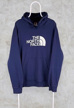 The North Face Hoodie Blue XL