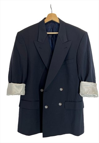 Yves Saint Laurent unisex and oversized wool blazer size L