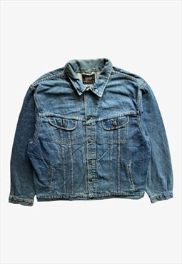 Vintage 90s Lee Sanforized PATD-153436 Denim Jacket 