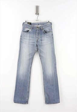 Lee Regular Fit High Waist Jeans in Light Denim - 46