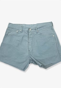 Vintage levi's 551 denim shorts grey w31 BV14557