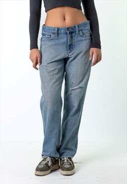 Blue Denim 90s Carhartt Cargo Skater Trousers Pants Jeans