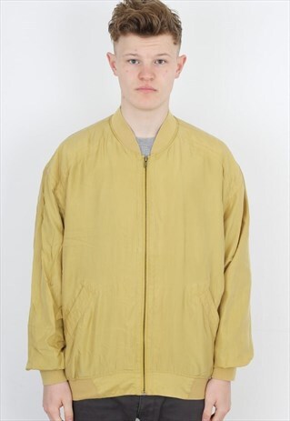 VINTAGE SILK BOMBER JACKET UJ15
