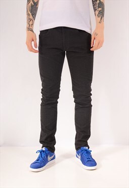Vintage lee skinny jeans dark grey w33 l32 BV4270