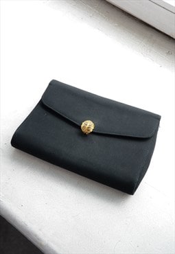 Authentic 60's Black Silk Tiny Bag