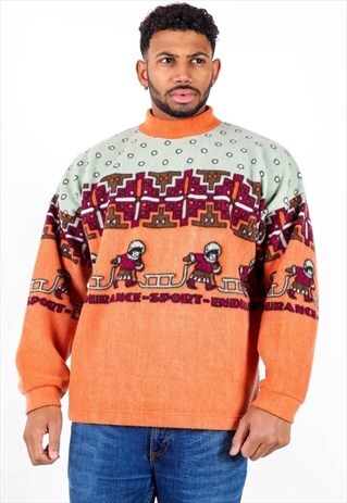 PATTERNED FLEECE SWEATSHIRT AWSW51