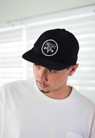 VINTAGE THRASHER BASEBALL CAP LOGO 90S X 3