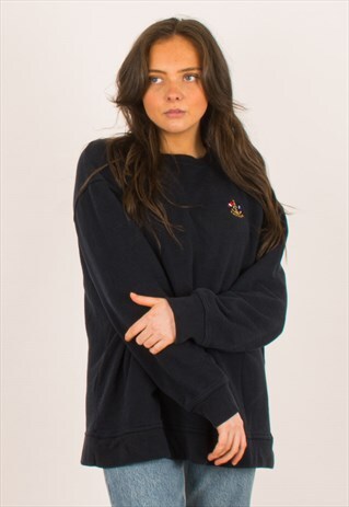 VINTAGE NAVY CHAPS POLO RALPH LAUREN SWEATSHIRT LARGE