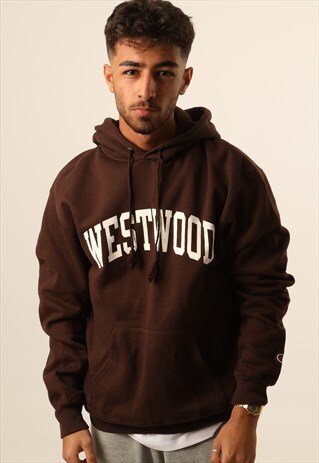 VINTAGE CHAMPION PRINT HOODIE