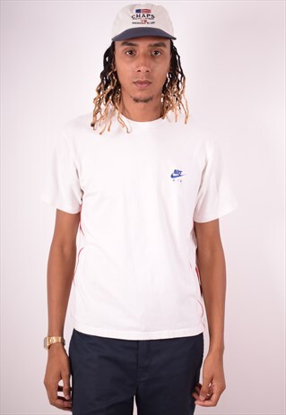 NIKE MENS VINTAGE T-SHIRT TOP XL WHITE 90S
