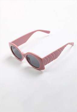 Oversized cat eye sunglasses - Pink