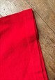 VINTAGE HANES RED SINGLE STITCH RED T - SHIRT