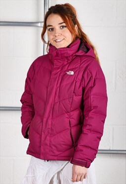 Vintage The North Face 800 Puffer Jacket in Pink Medium