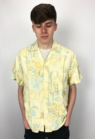 90S VINTAGE PATTERNED FESTIVAL SHIRT