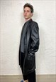 VERSACE JEANS COUTURE LEATHER TRENCH COAT 