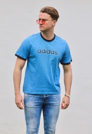 ADIDAS USA VINTAGE 90S SPORTSWEAR MINIMALIST T