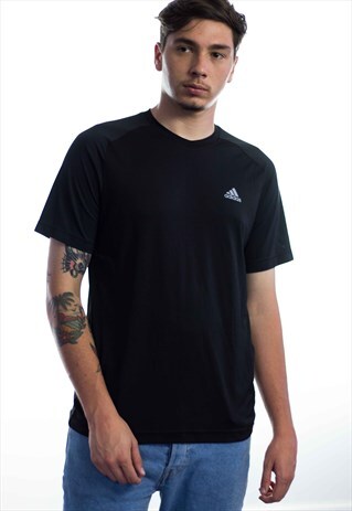VINTAGE ADIDAS LOGO T-SHIRT 90S M 5.2