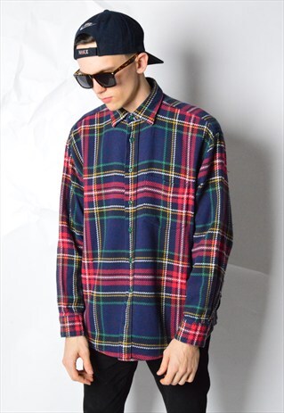 VINTAGE 90S CHECK LONG SLEEVE SHIRT