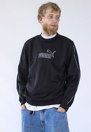 VINTAGE MENS PUMA BIG LOGO SWEATSHIRT
