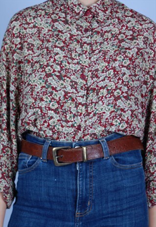 VINTAGE 90S PLAITED PATTERN BELT