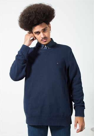 ON SALE VINTAGE 80S TOMMY HILFIGER KNITWEAR JUMPER / S0474