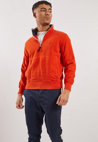 VINTAGE NAUTICA 1/4 ZIP SWEATSHIRT