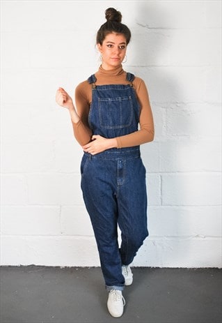 VINTAGE 90S BLUE DENIM DUNGAREES