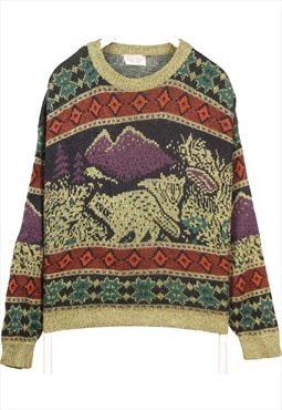 Vintage 90's Christopher Jumper / Sweater Knitted Crewneck