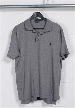 Vintage Polo Ralph Lauren Polo Shirt in Grey Large
