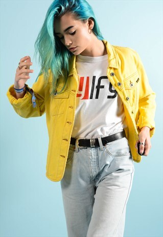 VINTAGE YELLOW DENIM JACKET
