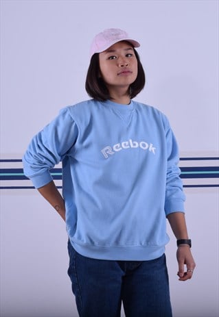 BABY BLUE REEBOK SWEATSHIRT