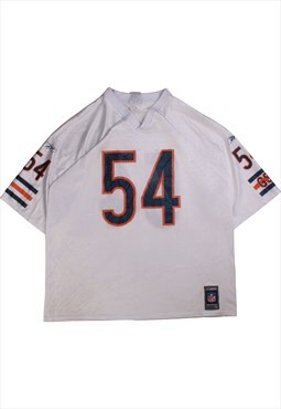 Vintage  Reebok Shirt Broncos Urlacher 54 Short Sleeve White