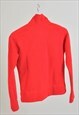 VINTAGE 00S FLEECE JUMPER IN RED