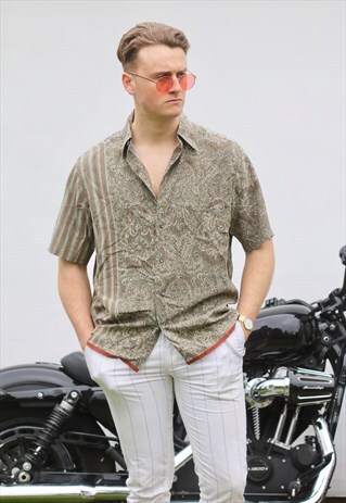 CLAIBORNE VINTAGE PAISLEY SHORT SLEEVE SHIRT