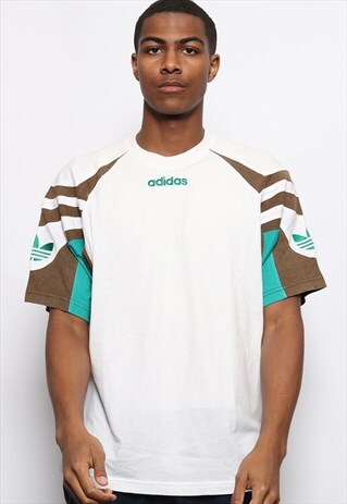 VINTAGE ADIDAS LOGO T-SHIRT WHITE