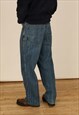 VINTAGE SEAN JOHN BAGGY JEANS MEN'S DARK BLUE