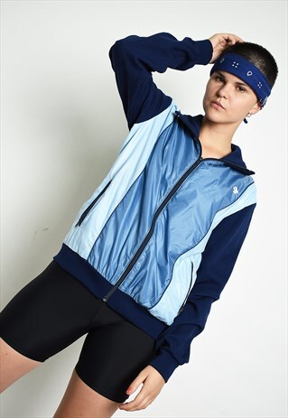 VINTAGE 70'S RETRO TRACKSUIT SPORTS ATHLEISURE JACKET