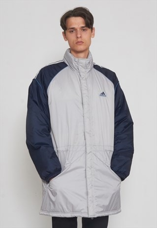 adidas grey coat