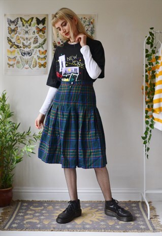 VINTAGE CHECK MINI SKIRT
