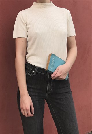 90S IVORY SILK TOP