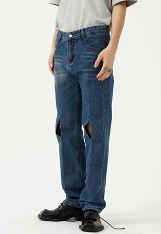 KALODIS CASUAL VINTAGE 90S RIPPED JEANS