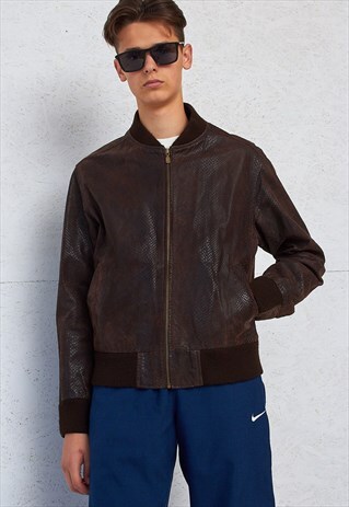VINTAGE BROWN LEATHER JACKET