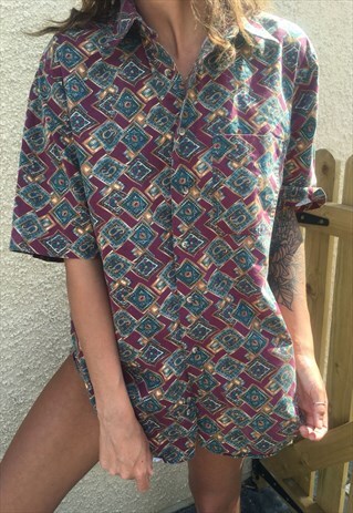 OVERSIZED RETRO 90S 80S VINTAGE UNISEX FESTIVAL SHIRT
